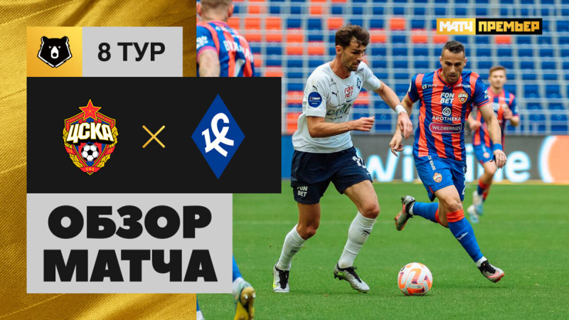 ЦСКА &mdash; Крылья Советов. Голы и лучшие моменты